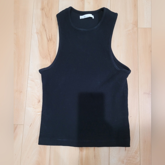 OAK + FORT Tops - OAK + FORT Women's Size Medium Black Cut Out Sleeveless Tank Top